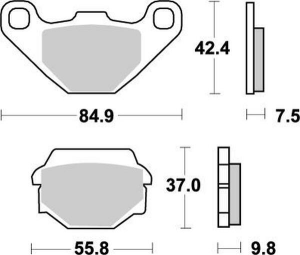 Nitro Brake Pads