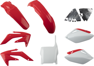 Full Body Replacement Plastic Kit Red, White